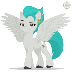 Size: 3500x3500 | Tagged: safe, artist:r4hucksake, oc, oc only, oc:inky shader, pegasus, pony, g5, base used, female, high res, mare, simple background, solo, transparent background