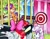 Size: 2048x1602 | Tagged: safe, artist:liaaqila, apple bloom, scootaloo, sweetie belle, earth pony, pegasus, pony, unicorn, g4, apple bloom's bow, bow, cutie mark crusaders, dunk tank, fanfic art, hair bow, target, throwing, traditional art, trio