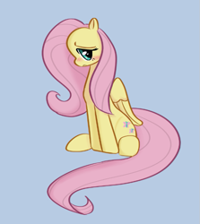 Size: 627x704 | Tagged: safe, artist:anonymare, artist:miaumare, fluttershy, pegasus, pony, g4, solo