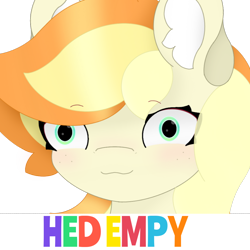 Size: 1080x1080 | Tagged: safe, artist:sodapop sprays, oc, oc only, oc:sodapop sprays, pegasus, pony, bored, chest fluff, ear fluff, female, mare, meme, simple background, solo, transparent background