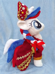 Size: 1000x1341 | Tagged: safe, oc, oc:marussia, pony, irl, nation ponies, photo, plushie, ponified, russia, russian, solo