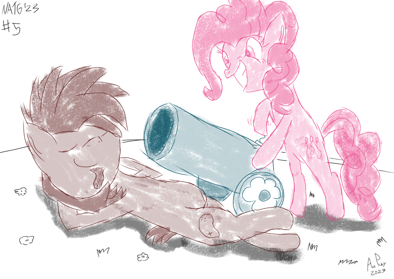 Safe Artist Ace Play Pinkie Pie Oc Oc Ace Play Earth