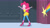 Size: 3072x1727 | Tagged: safe, screencap, pinkie pie, human, equestria girls, equestria girls specials, g4, my little pony equestria girls: dance magic, armpits, canterlot high, clothes, cute, diapinkes, dress, eyes closed, female, high heels, indoors, shoes, smiling, solo