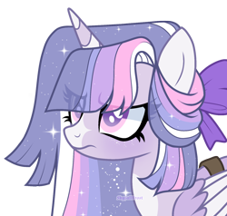 Size: 1510x1440 | Tagged: safe, artist:skyfallfrost, oc, oc only, oc:aurora estelle, alicorn, pony, female, mare, simple background, solo, transparent background