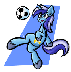Size: 1182x1193 | Tagged: safe, artist:daze, minuette, pony, unicorn, g4, dithering, female, football, hoofball, mare, pixel-crisp art, simple background, solo, sports, transparent background