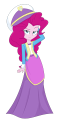 Size: 1500x3024 | Tagged: safe, artist:nie-martw-sie-o-mnie, pinkie pie, human, equestria girls, g4, clothes, dress, female, long dress, long skirt, simple background, skirt, solo, transparent background