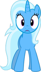 Size: 583x1024 | Tagged: safe, artist:haleyjadefriedman, trixie, pony, unicorn, g4, female, looking at you, mare, open mouth, shocked, simple background, solo, standing, transparent background, vector