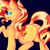 Size: 2000x2000 | Tagged: safe, artist:dankpegasista, derpibooru exclusive, sunset shimmer, pony, unicorn, equestria girls 10th anniversary, equestria girls, g4, :p, blue eyes, bunset shimmer, butt, chest fluff, colored eyelashes, colored lineart, colored pupils, curly hair, cute, dock, eyebrows, female, heart, heart eyes, high res, highlights, horn, leg fluff, long eyelashes, long hair, long mane, long tail, looking at you, looking back, mare, orange fur, plot, ponified, raised hoof, raised tail, shading, shimmerbetes, shiny mane, simple background, smiling, smiling at you, solo, standing on two hooves, tail, tongue out, wall of tags, wingding eyes