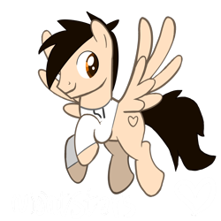 Size: 2048x2048 | Tagged: safe, artist:nightstars., oc, oc only, oc:marco bano, oc:marcos escribano, pegasus, pony, base used, brown eyes, brown hair, brown mane, clothes, high res, hoodie, male, male oc, pegasus oc, simple background, solo, spread wings, stallion, tan coat, transparent background, wings