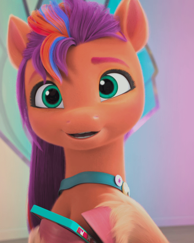 [animated,awkward,bag,cellphone,cute,earth pony,female,g5,gif,looking at you,mare,nodding,open mouth,phone,pins,pony,raised hoof,saddle bag,safe,screencap,smartphone,solo,smiling,hoof hold,coat markings,spoiler:g5,sunnybetes,fluttershy's cutie mark,twilight sparkle's cutie mark,socks (coat markings),sunny starscout,my little pony: make your mark,spoiler:my little pony: make your mark,i watch it for the ears,mane stripe sunny,my little pony: make your mark chapter 4,spoiler:my little pony: make your mark chapter 4,a little horse,spoiler:mymc04e06]