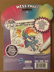 Size: 4032x3024 | Tagged: safe, rainbow dash, g4.5, my little pony: pony life, book, coloring book, imagine ink, irl, marker, merchandise, paper, photo, pictures