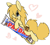 Size: 1078x964 | Tagged: safe, artist:muffinz, oc, oc only, oc:fluffer nutter, pony, chocolate bar, heart, payday, pixel-crisp art, simple background, solo, white background