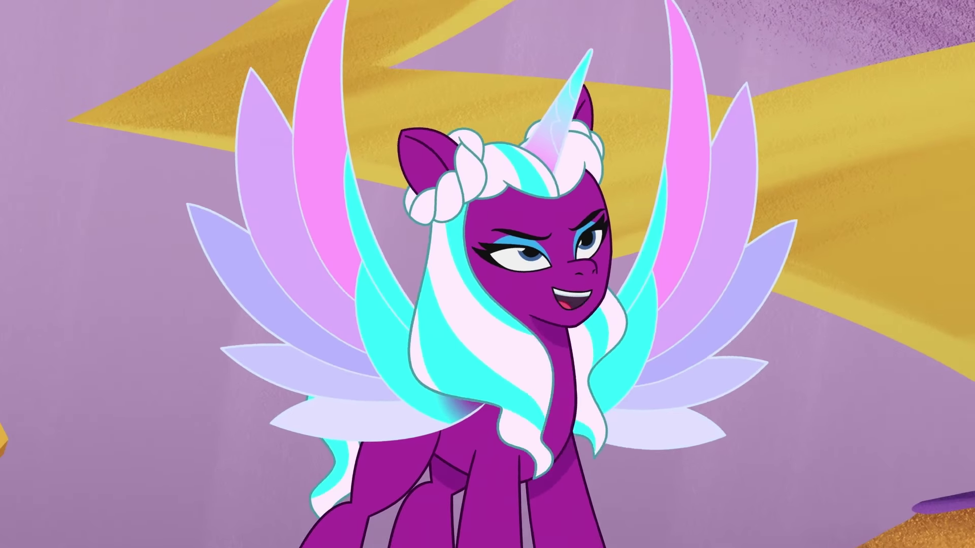 #3143951 - safe, screencap, opaline arcana, sunny starscout, alicorn ...