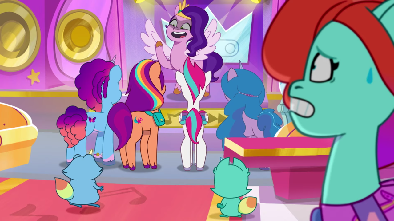 Safe Screencap Izzy Moonbow Jazz Hooves Misty Brightdawn