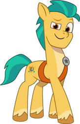 Size: 2460x3772 | Tagged: safe, hitch trailblazer, earth pony, pony, 2024 franchise overview, g5, my little pony: tell your tale, official, high res, male, simple background, solo, stallion, transparent background