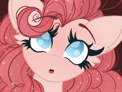 Size: 2048x1536 | Tagged: safe, artist:namiiarts, pinkie pie, earth pony, pony, g4, bust, close-up, solo