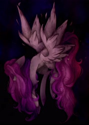 Size: 2500x3500 | Tagged: safe, artist:namiiarts, fluttershy, pegasus, pony, g4, high res, solo, spread wings, wings