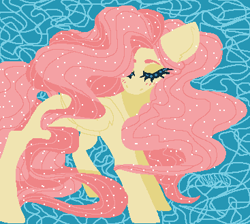 Size: 367x329 | Tagged: safe, artist:namiiarts, fluttershy, pegasus, pony, g4, eyes closed, solo