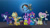 Size: 1192x670 | Tagged: safe, artist:fanvideogames, applejack, fluttershy, pinkie pie, rainbow dash, rarity, twilight sparkle, g4, armor, crossover, daisy duck, darkwing duck, disney, donald duck, female, goofy (disney), male, mane six, mickey mouse, minnie mouse