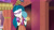 Size: 3072x1727 | Tagged: safe, screencap, juniper montage, human, equestria girls, equestria girls specials, g4, my little pony equestria girls: mirror magic, canterlot mall, cinema, eyes closed, female, glasses, smiling, solo