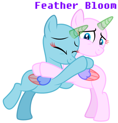 Size: 2243x2346 | Tagged: safe, artist:feather_bloom, alicorn, pony, g4, base, female, free to use, high res, horn, hug, mare, ms paint, simple background, standing, transparent horn, transparent wings, white background, wings