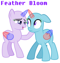 Size: 2014x2090 | Tagged: safe, artist:feather_bloom, alicorn, pony, g4, bad touch, base, female, high res, hoof on cheek, hoof on chin, horn, mare, ms paint, personal space invasion, simple background, transparent horn, transparent wings, uncomfortable, white background, wide eyes, wings
