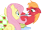 Size: 4000x2400 | Tagged: safe, anonymous artist, big macintosh, fluttershy, earth pony, pegasus, pony, g4, growing up is hard to do, my little pony: friendship is magic, bags under eyes, blanket, couch, duo, female, food, grin, high res, lying down, male, mare, messy mane, mouth hold, on back, open mouth, ship:fluttermac, shipping, sick, simple background, smiling, soup, spoon, stallion, straight, tongue out, transparent background, vector