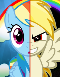 Size: 631x802 | Tagged: safe, artist:snicket324, rainbow dash, pegasus, g4, dragon ball, female, super rainbow dash, super rainbow dash (chaos emeralds), super saiyan