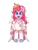 Size: 1000x1300 | Tagged: safe, alternate version, artist:tikrs007, pinkie pie, earth pony, pony, g4, choker, chokerpie, clothes, crown, dress, jewelry, open mouth, open smile, regalia, simple background, smiling, solo, transparent background, veil, wedding dress