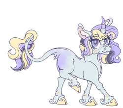 Size: 2064x1815 | Tagged: safe, artist:pegasus004, oc, oc only, pony, unicorn, cloven hooves, floppy ears, freckles, leonine tail, simple background, solo, tail, transparent background