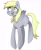 Size: 1698x2048 | Tagged: safe, artist:parappaya, derpy hooves, pegasus, pony, g4, open mouth, open smile, simple background, smiling, solo, white background