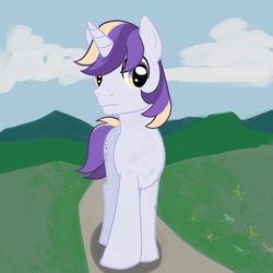 Size: 2048x2048 | Tagged: safe, artist:catachromatic, oc, oc only, oc:jack o' trades, pony, unicorn, g4, high res, male, male oc, solo, stallion