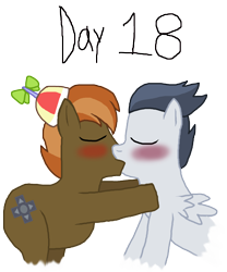 Size: 3000x3602 | Tagged: safe, artist:ktd1993, button mash, rumble, pony, g4, blushing, duo, eyes closed, gay, gay kiss, high res, kiss on the lips, kissing, male, ship:rumblemash, shipping, simple background, transparent background