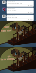 Size: 720x1448 | Tagged: safe, artist:dougboard, oc, oc only, oc:dusty (jitterbug-cafe), pony, tumblr:jitterbug cafe, solo