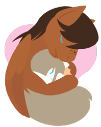 Size: 1000x1263 | Tagged: safe, artist:ponymaker, oc, oc only, oc:dusty (jitterbug-cafe), oc:mayia, pony, female, hug, male, mare, simple background, stallion, transparent background