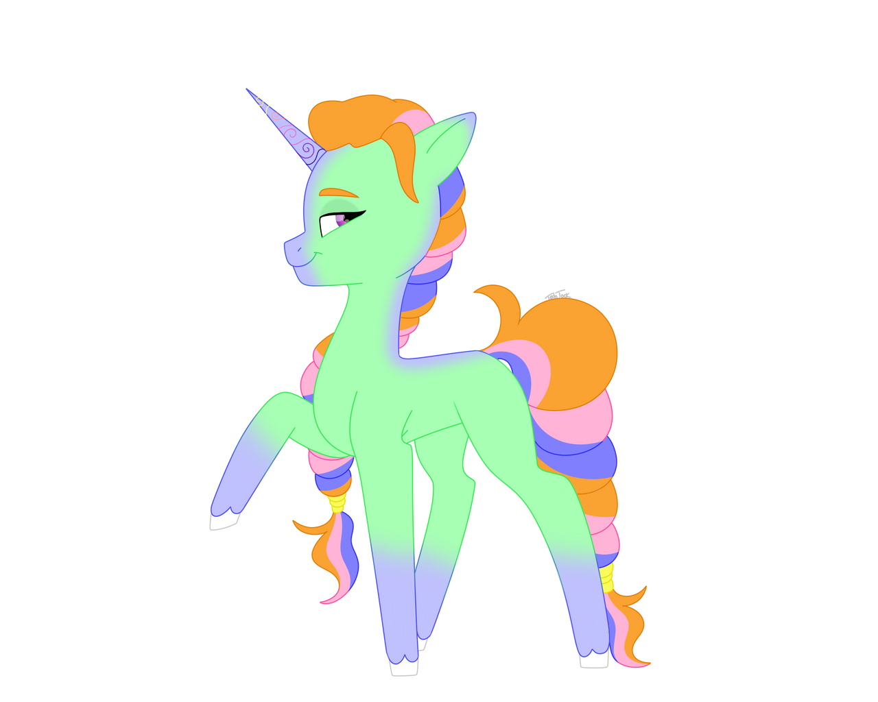 3146809 Safe Artist Itstechtock Oc Oc Only Pony Unicorn G5