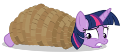 Size: 5500x2500 | Tagged: safe, artist:gypsykumquat, twilight sparkle, pony, g4, .svg available, bdsm, bondage, bound, gritted teeth, inkscape, rope, rope bondage, show accurate, simple background, sweat, sweatdrops, teeth, tied up, transparent background, vector