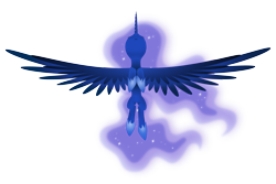 Size: 5400x3600 | Tagged: safe, artist:flamevulture17, princess luna, alicorn, pony, g4, absurd resolution, belly, concave belly, female, flying, large wings, looking up, mare, simple background, slender, solo, spread wings, thin, transparent background, vector, wings