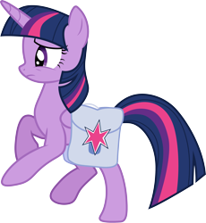 Size: 3000x3260 | Tagged: safe, artist:cloudy glow, twilight sparkle, alicorn, pony, equestria girls, g4, my little pony equestria girls, .ai available, bag, high res, saddle bag, simple background, solo, transparent background, twilight sparkle (alicorn), vector
