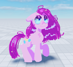 Size: 627x576 | Tagged: safe, artist:kreeeeeez, pinkie pie, earth pony, pony, g4, lidded eyes, lineless, pinkamena diane pie, solo