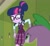 Size: 1251x1143 | Tagged: safe, screencap, sci-twi, spike, spike the regular dog, twilight sparkle, dog, human, equestria girls, g4, my little pony equestria girls: friendship games, canterlot high, clothes, crystal prep academy uniform, female, glasses, hair bun, hallway, lockers, magic capture device, necktie, school, school tie, school uniform, schoolgirl, uniform, unsure