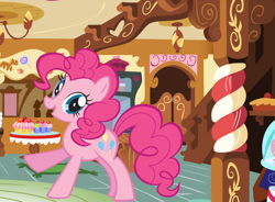 Size: 570x420 | Tagged: safe, pinkie pie, earth pony, pony, g4, official, female, hubworld, mare, solo, stock vector, sugarcube corner