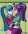 Size: 1400x1700 | Tagged: safe, artist:zachc, aria blaze, sonata dusk, human, equestria girls, arisona, blushing, duo, emanata, female, gem, hug, lesbian, looking at each other, looking at someone, shipping, siren gem, sweat, sweatdrop