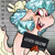 Size: 1500x1500 | Tagged: safe, artist:amendokat, cozy glow, pegasus, pony, g4, barbie, barbie (film), barbie mugshot meme, bow, female, freckles, hair bow, hoof hold, magnetic hooves, meme, mugshot, older, older cozy glow, open mouth, open smile, sharp teeth, smiling, solo, teeth