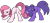 Size: 1024x472 | Tagged: safe, artist:muhammad yunus, oc, oc only, oc:annisa trihapsari, oc:violetta cuddles belle, earth pony, pony, unicorn, adorasexy, annibutt, base used, butt, cute, duo, duo female, earth pony oc, female, lesbian, looking at you, looking back, looking back at you, mare, plot, plot pair, ponytail, sexy, simple background, smiling, smiling at you, sultry pose, transparent background