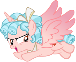 Size: 6356x5175 | Tagged: safe, cozy glow, alicorn, pony, g4, absurd resolution, alicornified, cozycorn, female, filly, flying, foal, race swap, simple background, solo, transparent background, wip