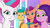 Size: 3072x1727 | Tagged: safe, screencap, hitch trailblazer, pipp petals, sunny starscout, zipp storm, earth pony, pegasus, pony, as the misty clears, g5, my little pony: tell your tale, spoiler:g5, spoiler:my little pony: tell your tale, spoiler:tyts01e53, crystal brighthouse, eyebrows, female, frown, male, mane stripe sunny, mare, raised eyebrow, royal sisters (g5), siblings, sisters, stallion, sweat, sweatdrop