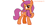 Size: 908x449 | Tagged: safe, oc, oc only, oc:lizzy, pony, unicorn, base used, lesbian pride flag, orange coat, orange eyes, pose, pride, pride flag, purple hair, purple tail, simple background, solo, tail, text, white background