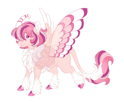 Size: 3400x2800 | Tagged: safe, artist:gigason, oc, oc only, oc:slow dance, alicorn, pony, colored wings, curved horn, high res, horn, male, multicolored wings, simple background, solo, stallion, transparent background, wings