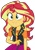 Size: 1700x2453 | Tagged: safe, artist:sketchmcreations, sunset shimmer, human, equestria girls 10th anniversary, blizzard or bust, equestria girls, equestria girls specials, g4, my little pony equestria girls: better together, my little pony equestria girls: holidays unwrapped, bags under eyes, belt, clothes, cutie mark on clothes, female, geode of empathy, grin, jewelry, leather, leather belt, leather vest, magical geodes, necklace, pink skirt, shirt, shoulderless, shoulderless shirt, simple background, skirt, smiling, solo, spikes, studs, tired, transparent background, vector, vest